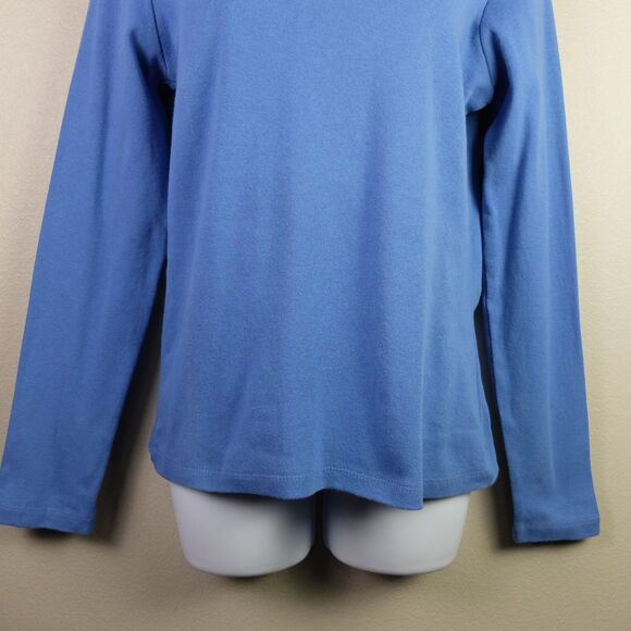 Lena Jeans Blue Base Layer Long Sleeve Top Size Medium - Picture 5 of 8